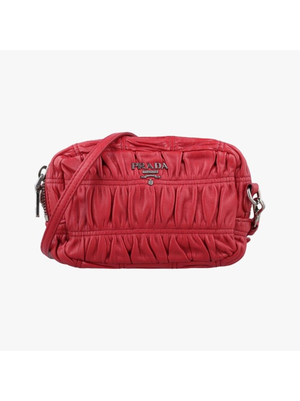 Prada Gather Mini Red Leather 53